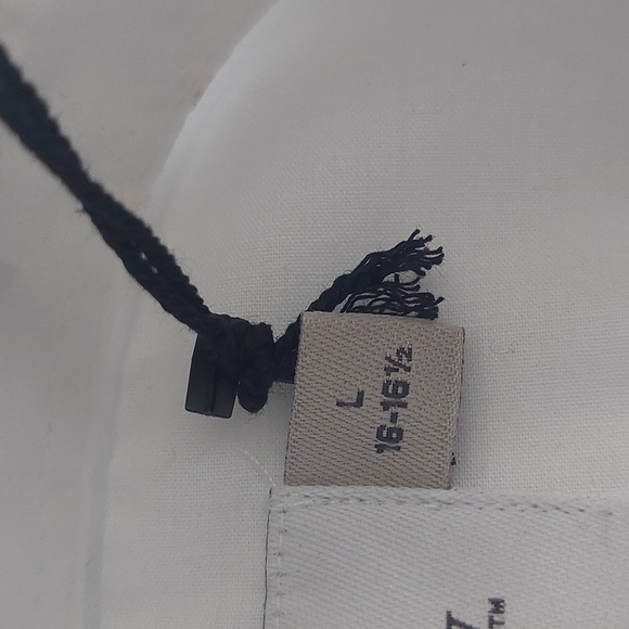 NWT Goodfellow & Co white collared button down size large 16-16.5 - Picture 9 of 11